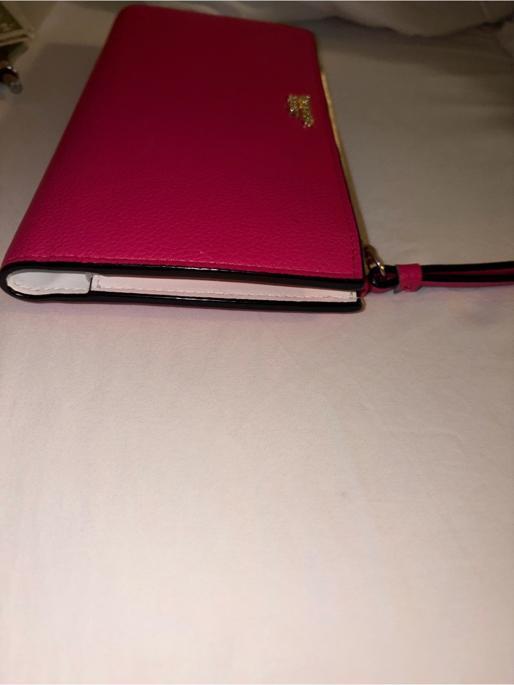 Victoria's Secret Bright Pink Wristlet Wallet - Picture 7 of 10